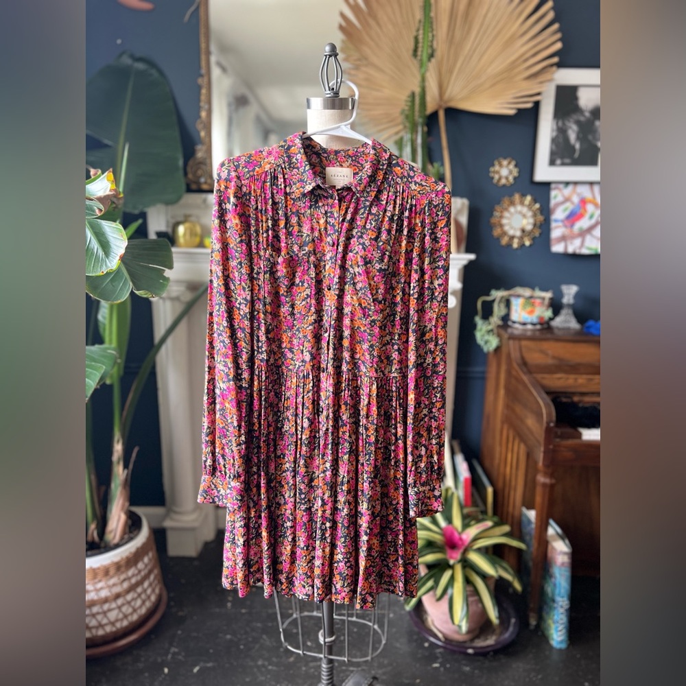 Sezane floral dress size 36